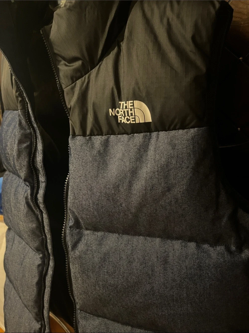 The North Face Kanaga Puffer Vest Blue/Black